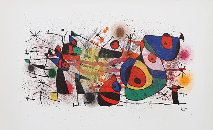 Joan Miró Litografi ve Gravür Sergisi Kapılarını Açıyor