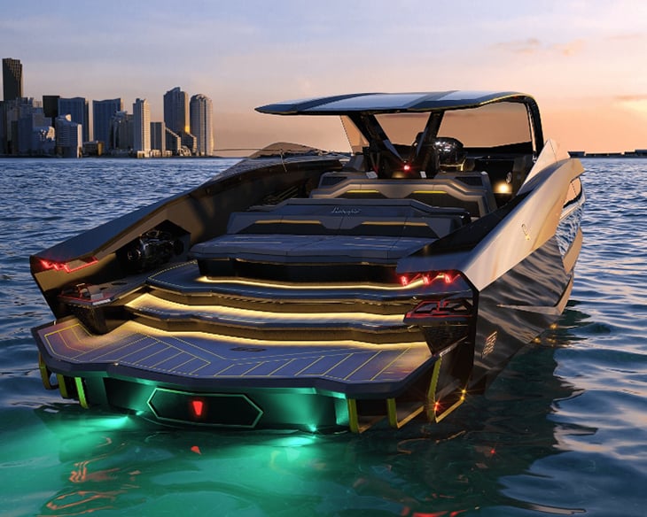 Lamborghini’den Süper Hızlı Tekne: Tecnomar For Lamborghini 63