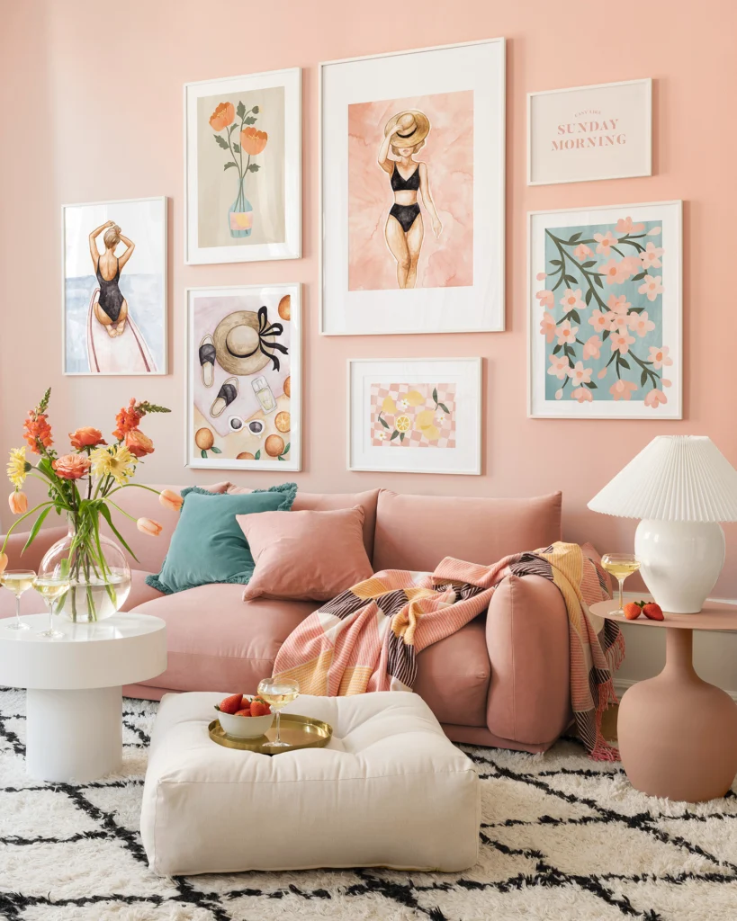 Dekorasyonda Bahar Renkleri: Pantone Peach Fuzz Tonu