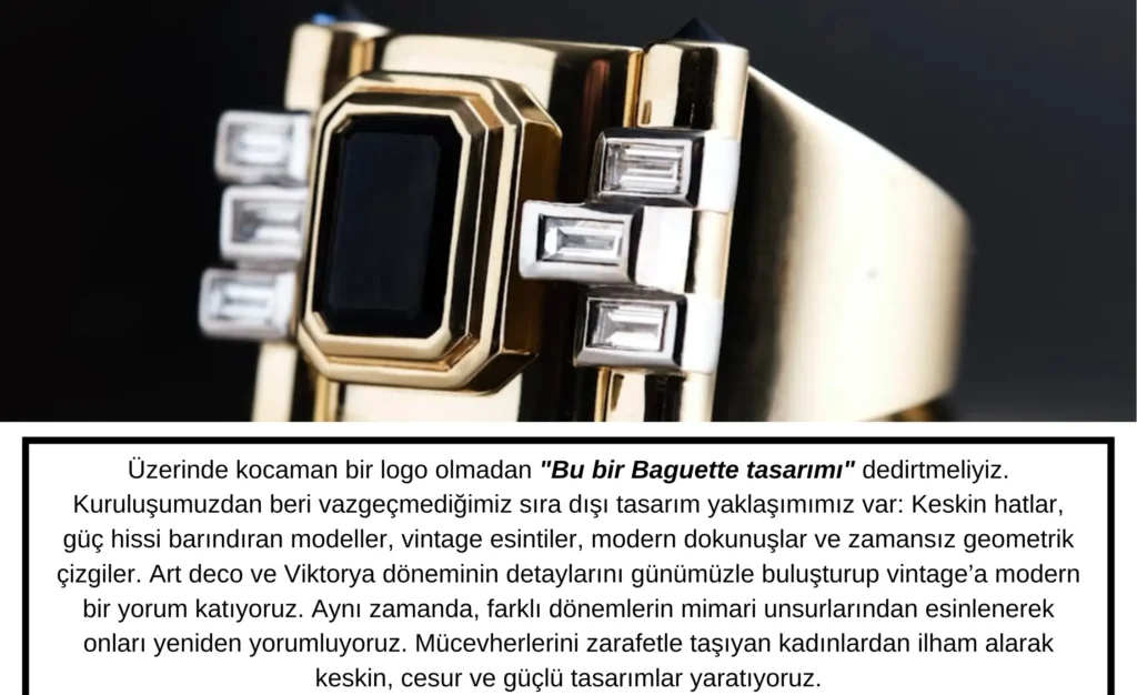 Türk Mücevher Tasarımcıları: Baguette Jewellery