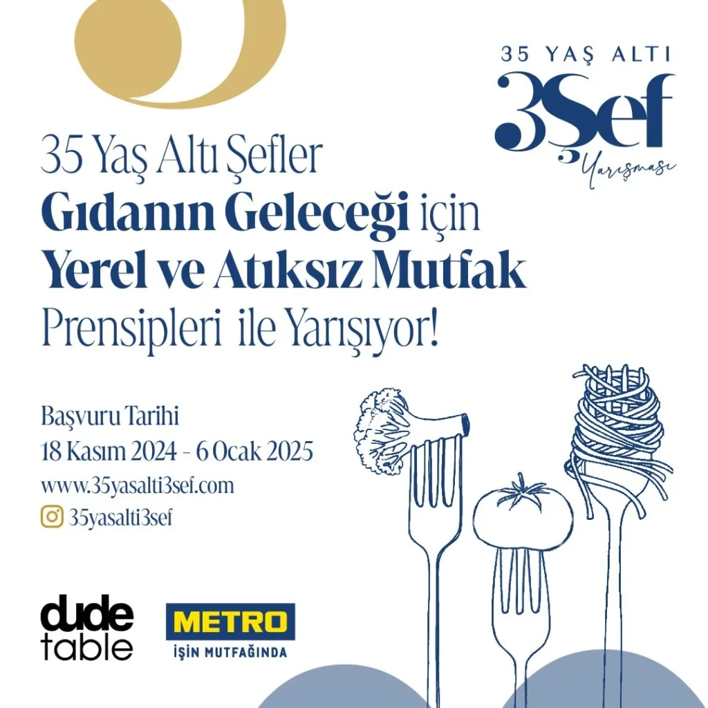 “35 Yaş Altı 3 Şef” Yarışması Genç Yetenekleri Arıyor