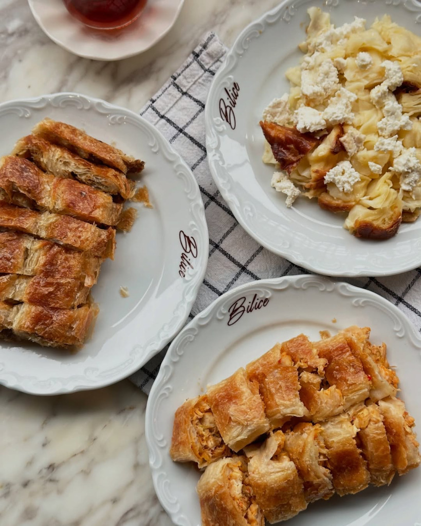 Tarihi Bilice Börekçisi, börek çeşitleri