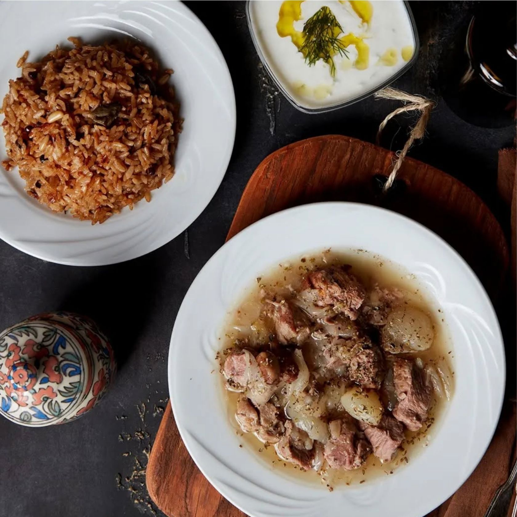 Zeytinyağlı Barbunya ve pilav
