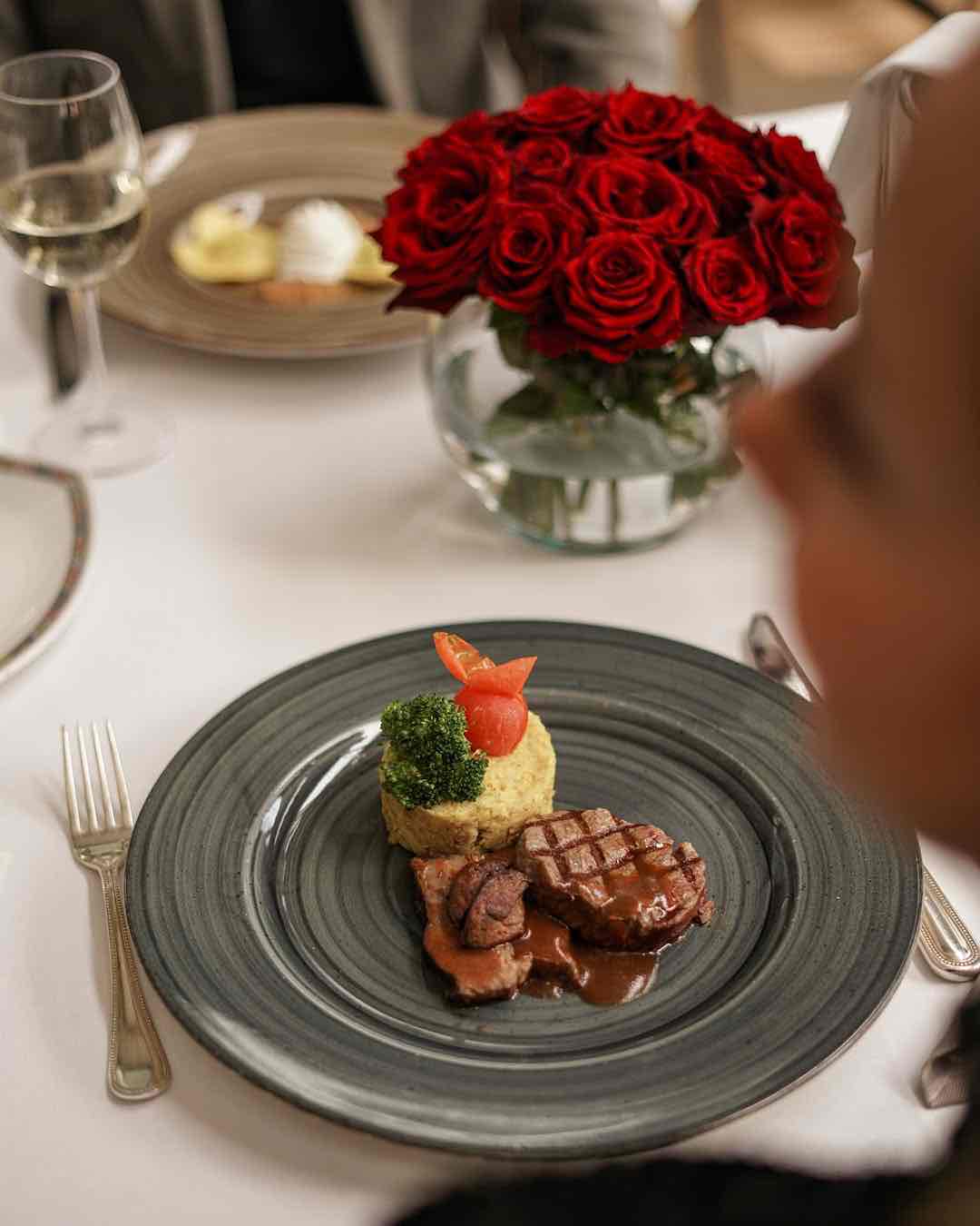 Aruni Restaurant Lugal Ankara tabak detayı