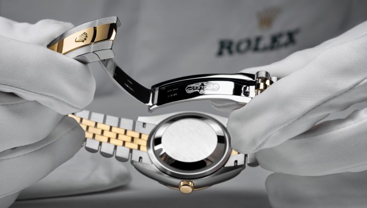 Rolex servisi, datejust sarı altın çelik rolesor jübile bilezik, saat bakımı