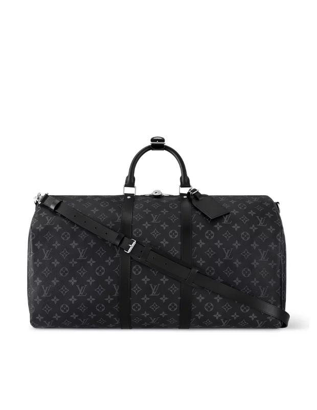 Louis Vuitton imzalı, ikonik monogram desenli koyu gri renkteki bu şık seyahat çantası, hem üst taşıma kollarına hem de ayarlanabilir omuz askısına sahip olup, metal kilit detayıyla zarafeti ve güvenliği bir araya getiriyor.